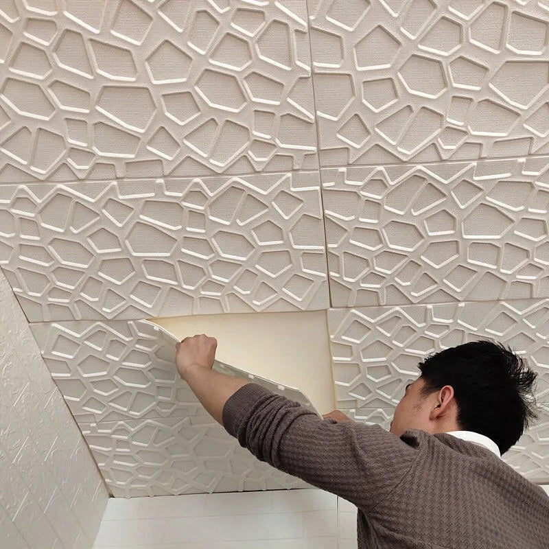 Wall Stickers Creative Simple 3D Background Wall Soft Pack Stickers Furniture Ceiling Decoration Wallpaper