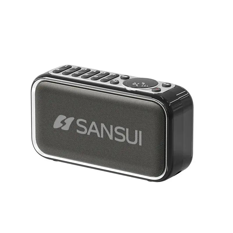 SANSUI F35 portable stereo bass Bluetooth speaker SANSUI F35 retro speaker mini plug-in portable music player supporting TWS AUX