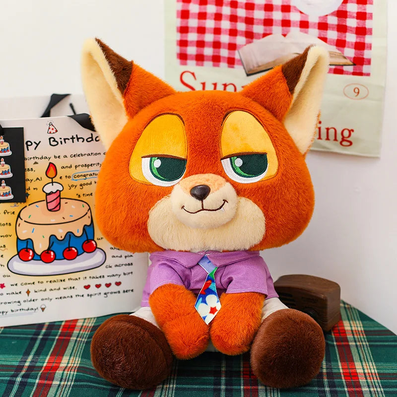 Zootopia Judy Nick Plush Toy Soft Stuffed Doll 35cm