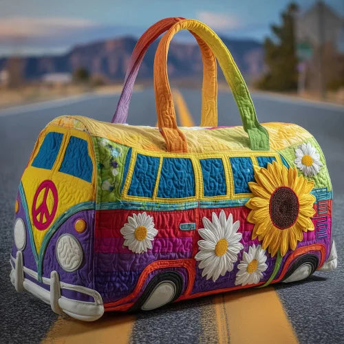 Adjustable Strap 3D Quilted Duffle Bag Large Capacity Sports Travel Tote