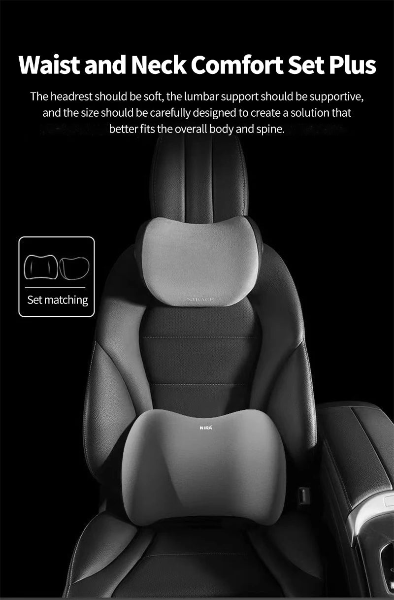 Memory Foam Car Neck Headrest Pillow Auto Car Seat Pillow Breathable Head Support Neck Rest Protector Automobiles Interior