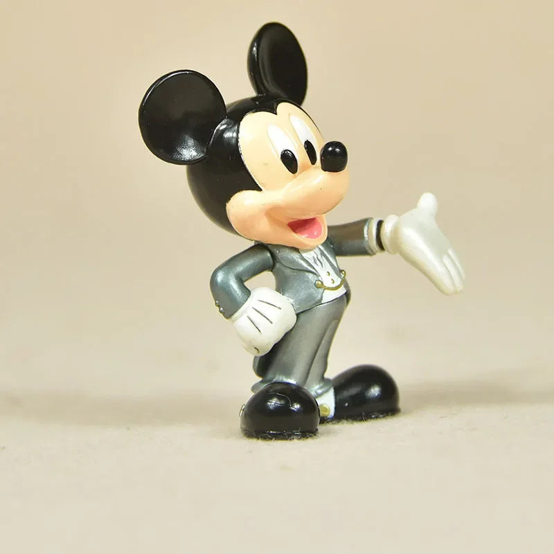 2 pcs/set Disney  Minnie Mickey Mouse marry Action disney China red  dolls  kids Toy Figures wedding present  gift