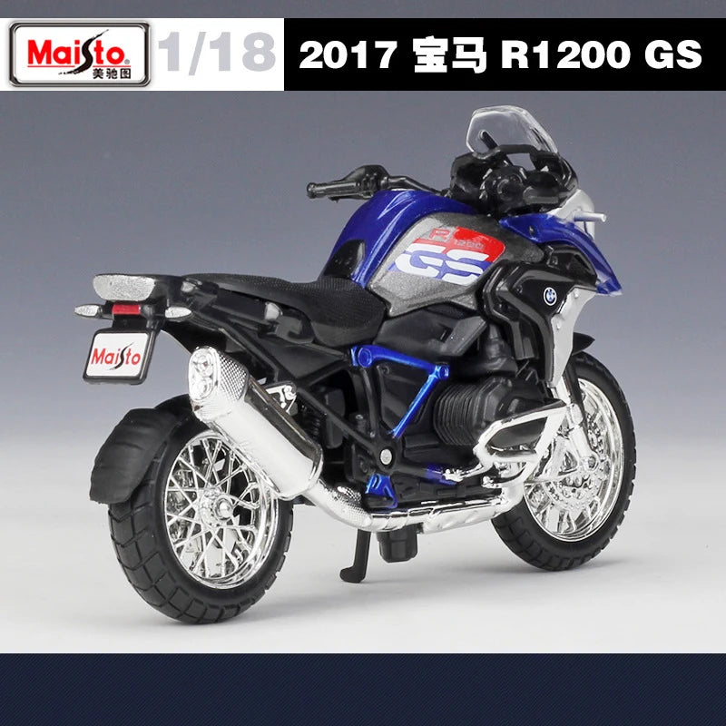 1 18 Scale BMW R1200GS 2017 Diecast Motorcycle Model