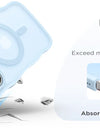 For iPhone 15 Pro Max Case Curly Wave Frame Shape Design Camera Protection Drop Shockproof Compatible with MagSafe Phone Case
