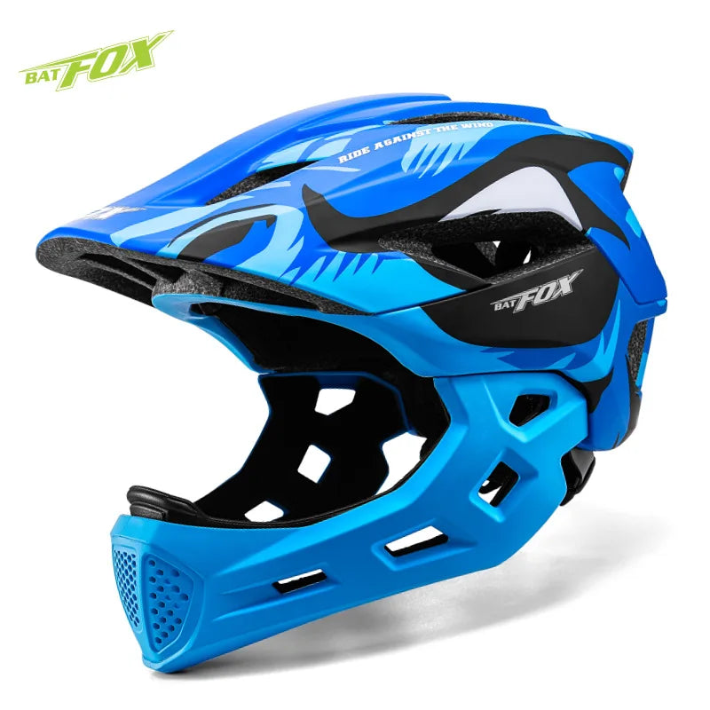 Kids Detachable Full Face Bike Helmet For Cycling And Outdoor Sports