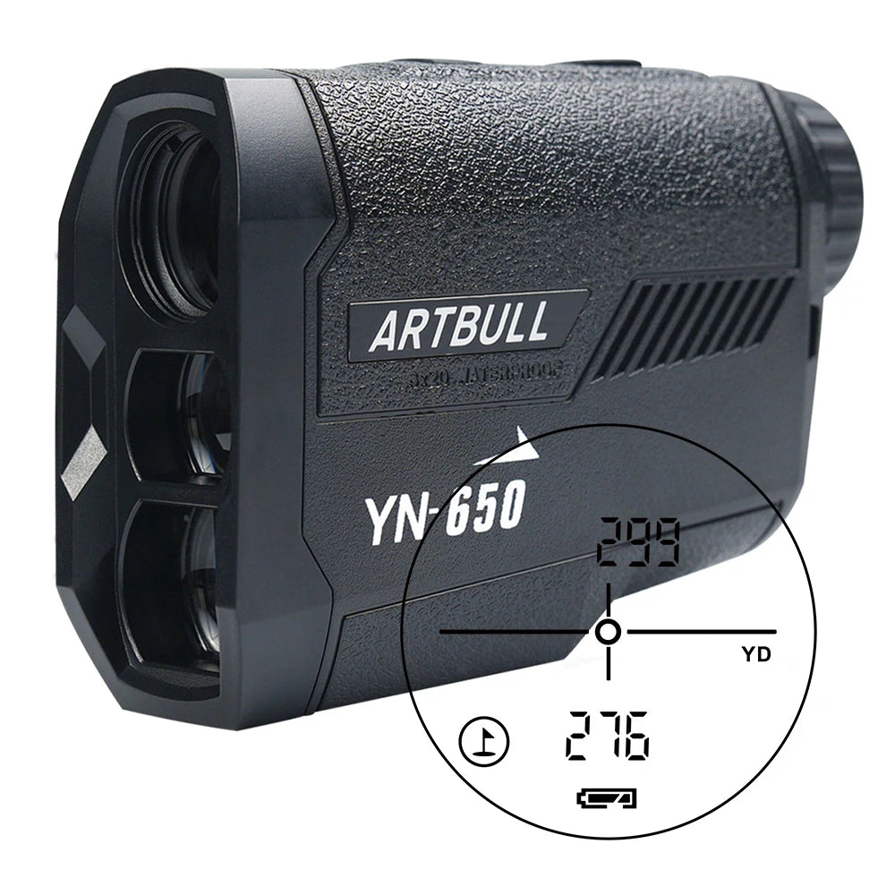 7X Laser Distance Meter 1400 Yard Rangefinder With OLED Red Display