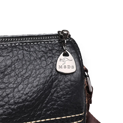 Lichee Pattern Genuine Leather Crossbody Bag For Women Luxury Handbag High Quality Shoulder bags Ladies Messenger Bag