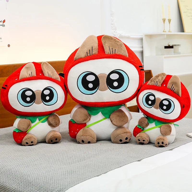 Kawaii Siamese Cat Plush Stuffed Doll Pillow Toy