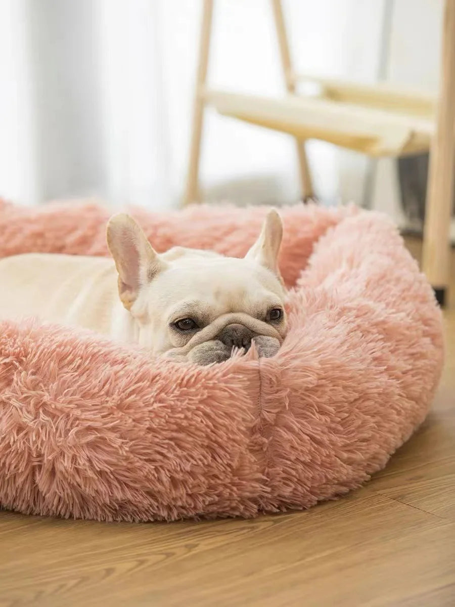 Plush Fluffy Pet Bed Sofa Cushion for Dogs and Cats