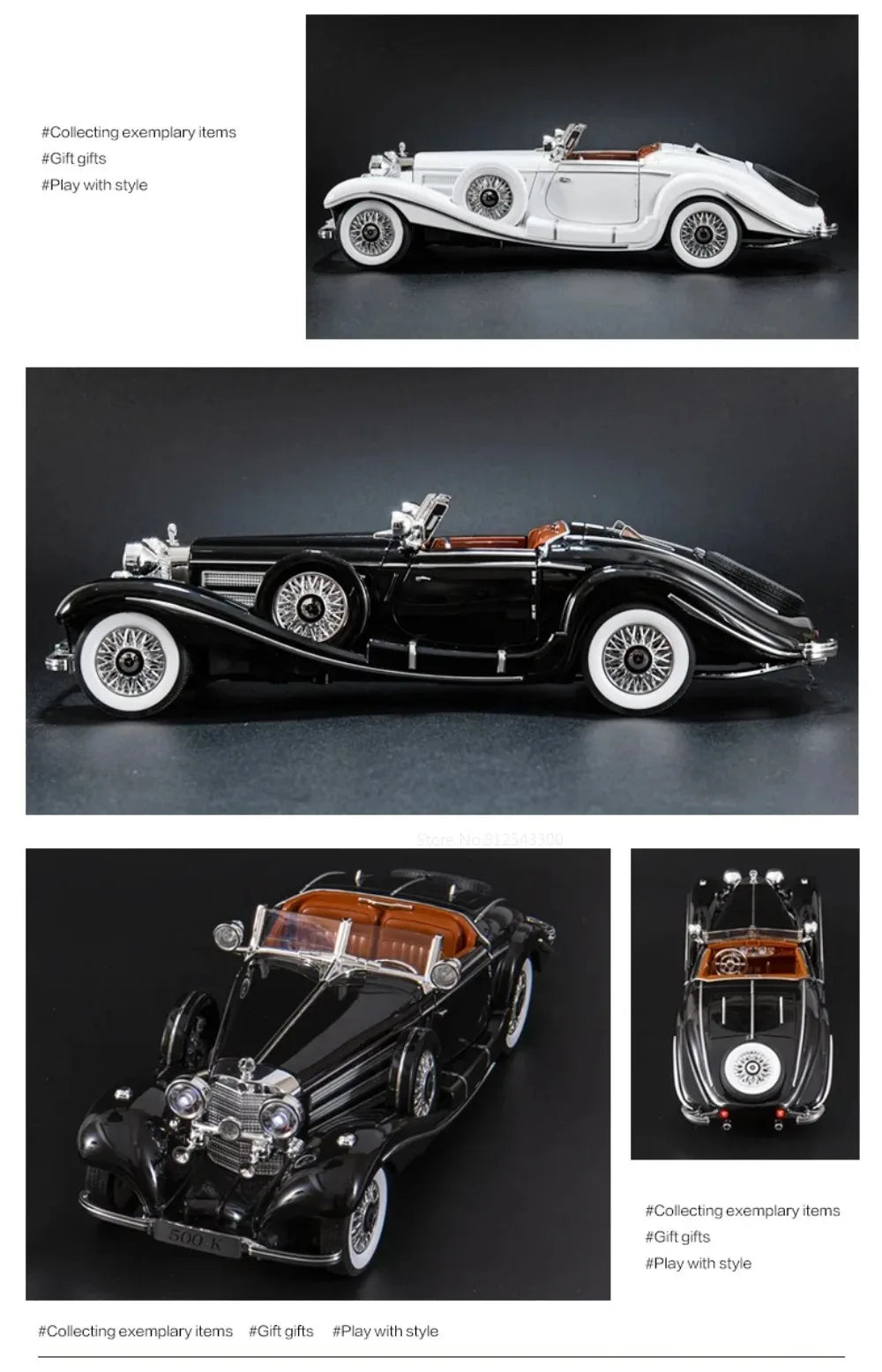 Large Size 1:18 G63 500K Sports Car Model Toy Music Light Doors Opened Alloy Vehicle Models Decorative Ornament Collection
