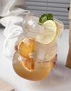1/2/4pcs Wave Shape Glass Cup Tumbler Beverage Beer Glasses Heat-resistant Clear Drinking Glasses For Juice Coffee Cocktail
