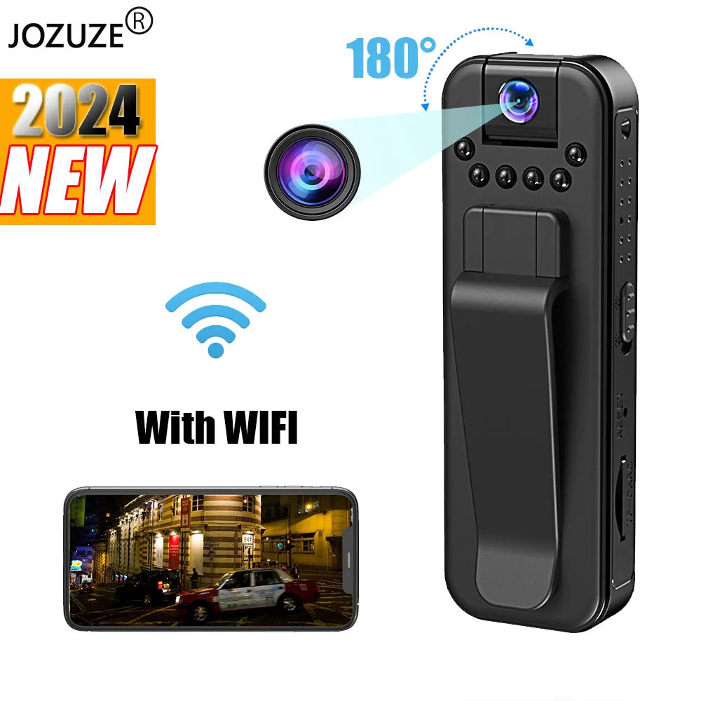 With Wifi Mini Camera Night Vision Portable Small Digital Video Recorder Police BodyCam Miniature Camcorder 1080P