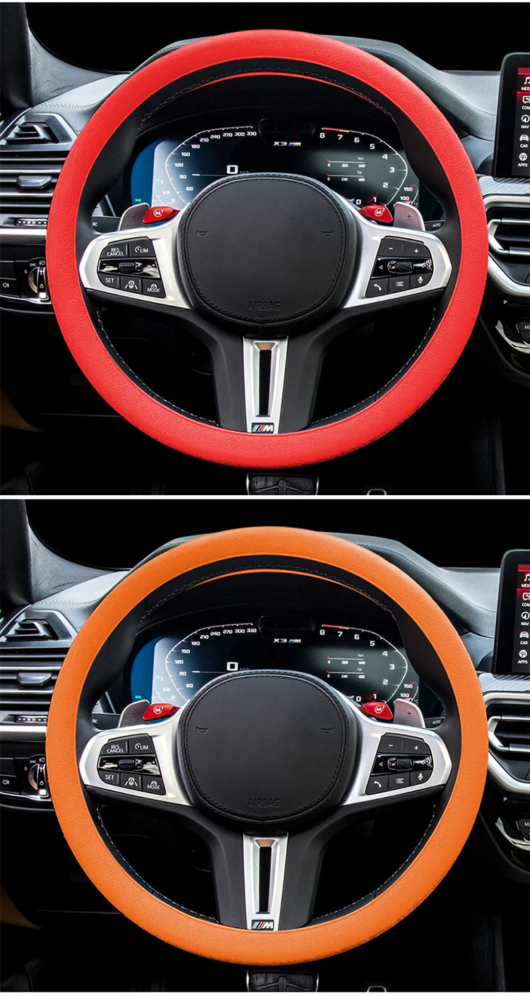 Universal Silicone Car Steering Wheel Cover Anti Slip 32CM 40CM