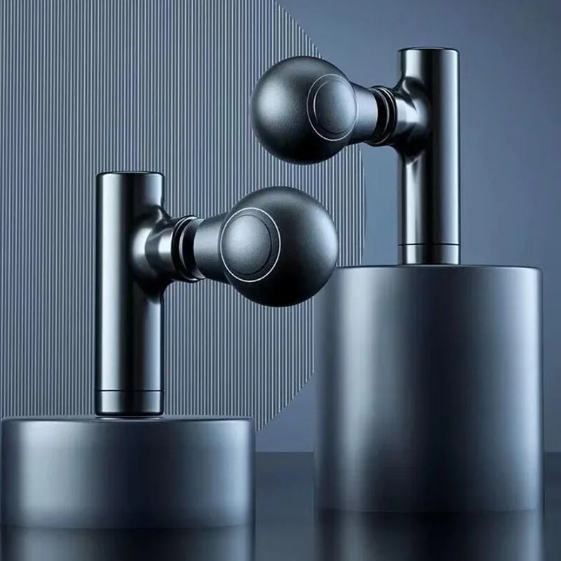 Mini Massage Massage LCD Screen 6 Heads  Muscle Massager Portable Electric Fascia  for Neck Foot Body Fascia