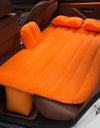 Foldable Car Travel Bed PVC Flocking Inflatable Mattress For SUV Interior Accessories Portable Comfortable Sleeping Pad