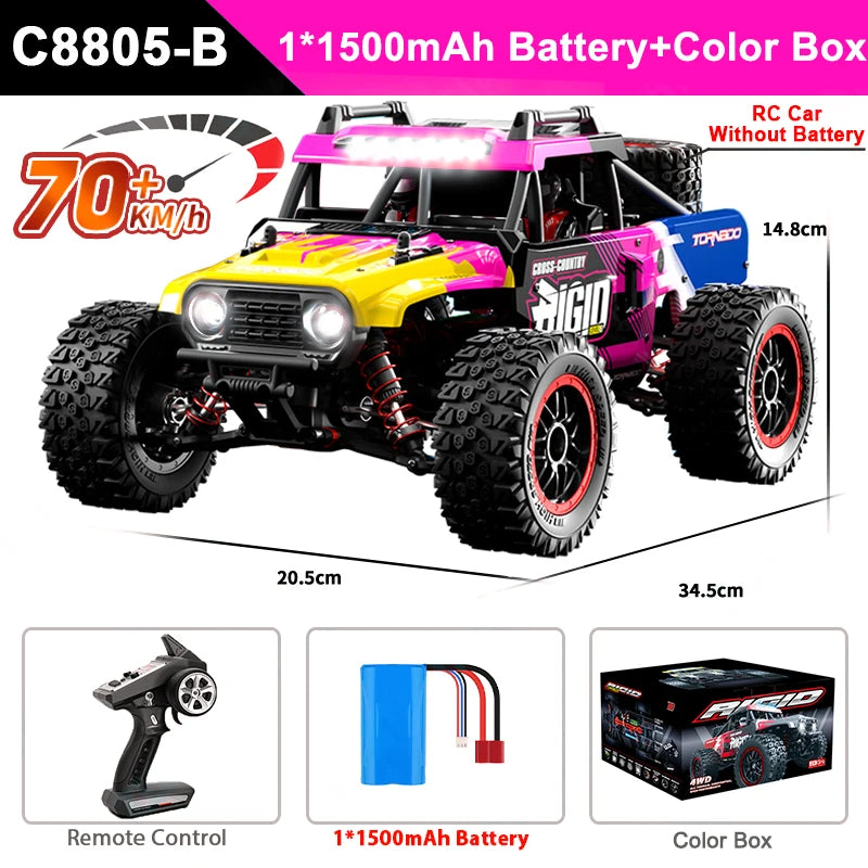 RC Car 4WD Thunder High Speed off-road vehicle Brushless four-wheel drive Thunder off-road vehicle RC Toy