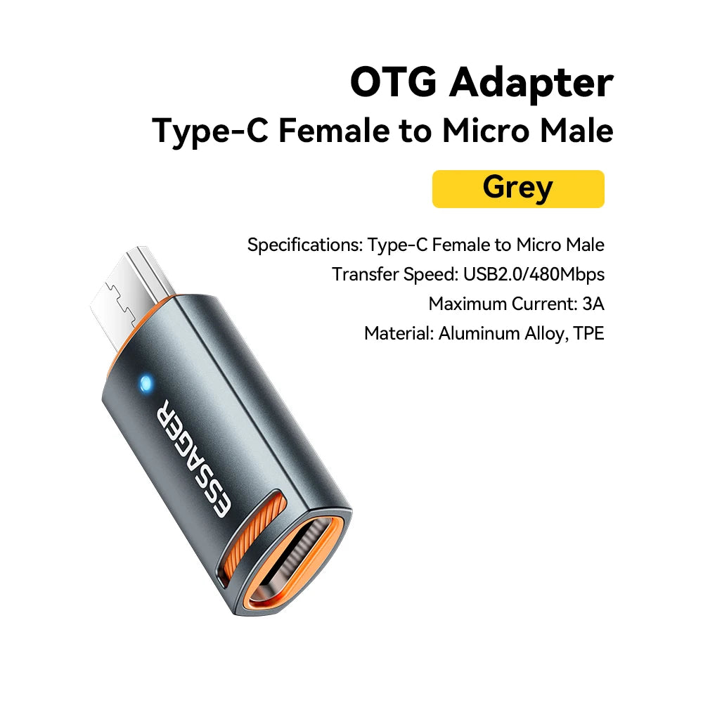 USB 3.0 OTG Adapter (Type-C / USB-A / Micro / Lightning Converter)