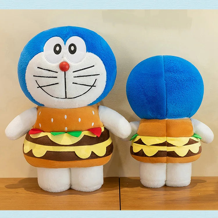 Large Blue Robot Cat Plush Stuffed Doll Toy