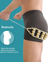 1 Piece Wood Therapy Massage Tool Back Massage Muscle Roller Massager for Adults The Old Muscle Stimulator Relase Back Pain Home