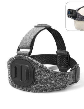 Adjustable Head Strap Belt Mount with Phone Clamp & J Hook Mount & Long Screw for Gopro Action Camera for iPhone Cellphone