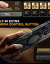 For iPhone 16 Pro Case with Camera Control Capture Button UB Grip Heavy Duty Rugged Magnetic Phone Case with Stand