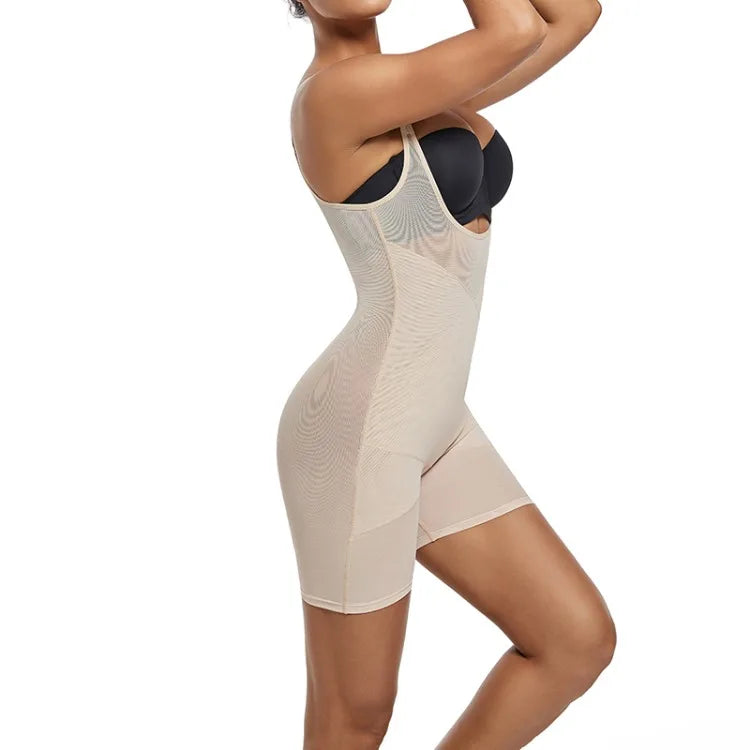 Light Shapewear Bodysuit Body Shaper Women Belly Sheath Waist Trainer Reductive Slimming Underwear Thin Breathable