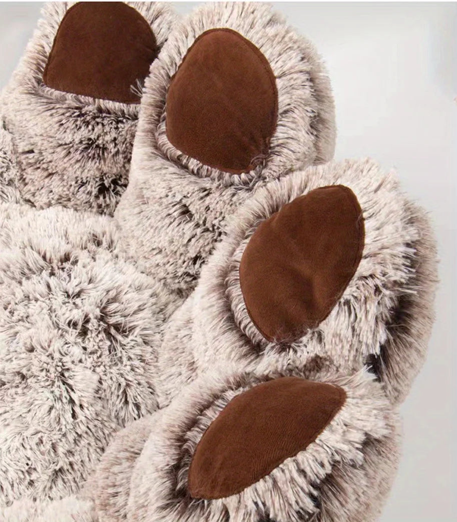 Bear Paw Plush Pet Bed Sofa Cushion for Dogs and Cats