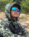 HISTAR Polarized Sunglasses Anti-UV HD Vision Anti-Glear AL-M Alloy Frame Rubber Nose PAD Hot Selling Fishing Glasses