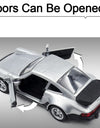 1/36 Scale Porsche 911 Turbo Toy Car Model Alloy Diecast Retro Racing with Pull Back Scale Model Car Toy for Boy Gift Collection