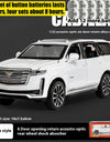 Diecast 1:32 Cadillac Escalade SUV Alloy Model Sound And Light Pull Back Toy Accessories For The Car Birthday Present For Boys