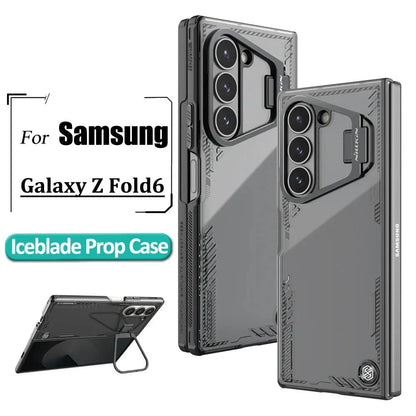 Iceblade Fold Phone Case For Samsung Galaxy Z Fold 6 Camera Holder Frame Anti Drop Protective Case