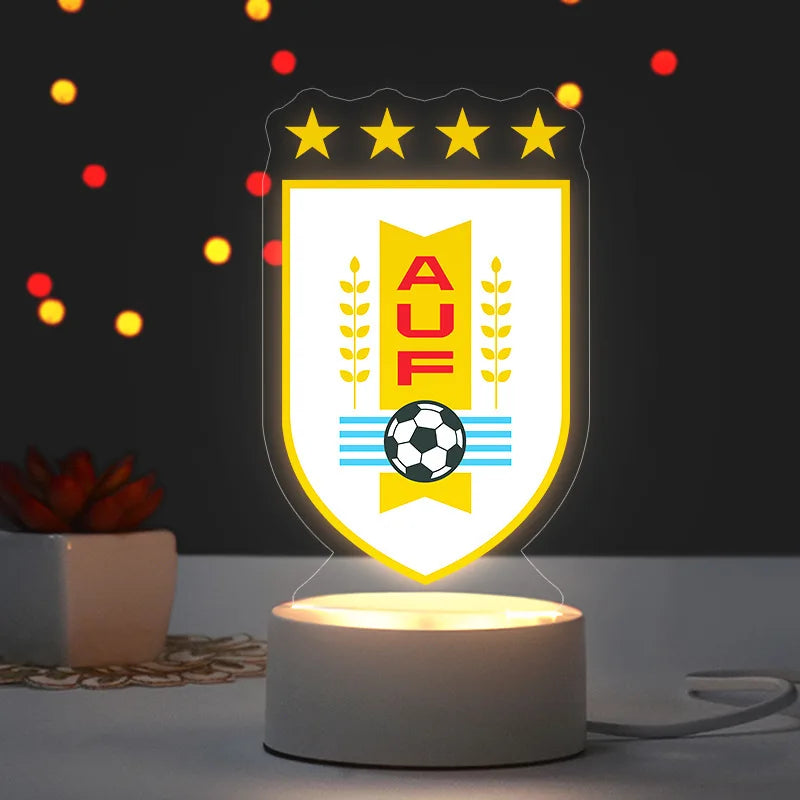 2026 Football Mascot Trophy LED Night Light Desktop Lamp Collectible Decoration