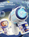 Astronaut Electric Bubble Gun Kids Toy Bubbles Machine Automatic Soap Blower with Light Summer Outdoor Party Games