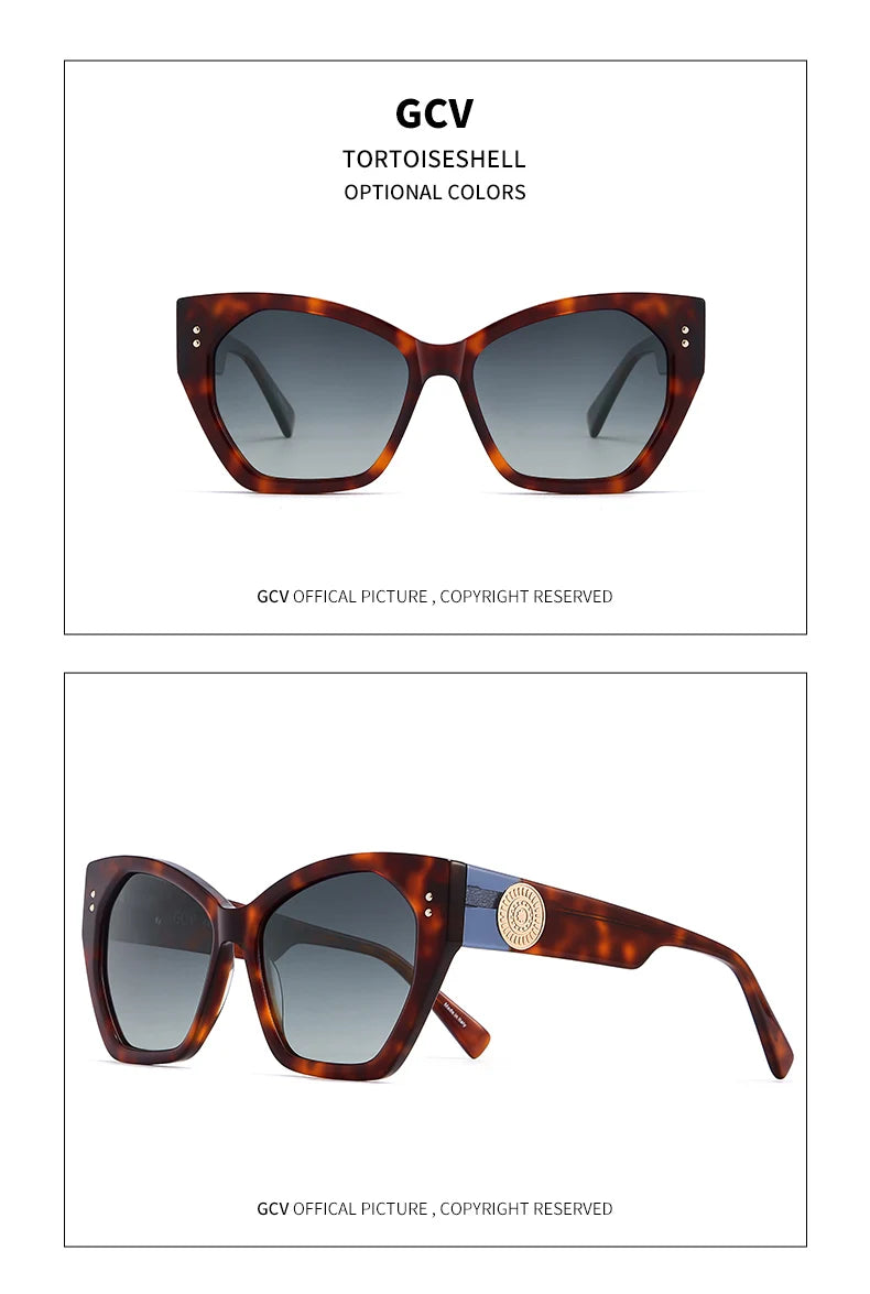 Butterfly Frame Women Polarized Sunglasses Acetate UV400 Fashion Party Eyewear