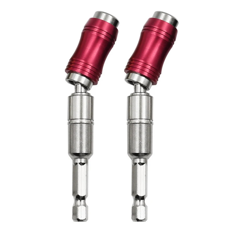 1/4"Hex Magnetic Pivoting Drill Bit Quick Change Drive Guide Drill Pivoting Bit Holder for Tight Spaces Magnetic Bit Tip Holder