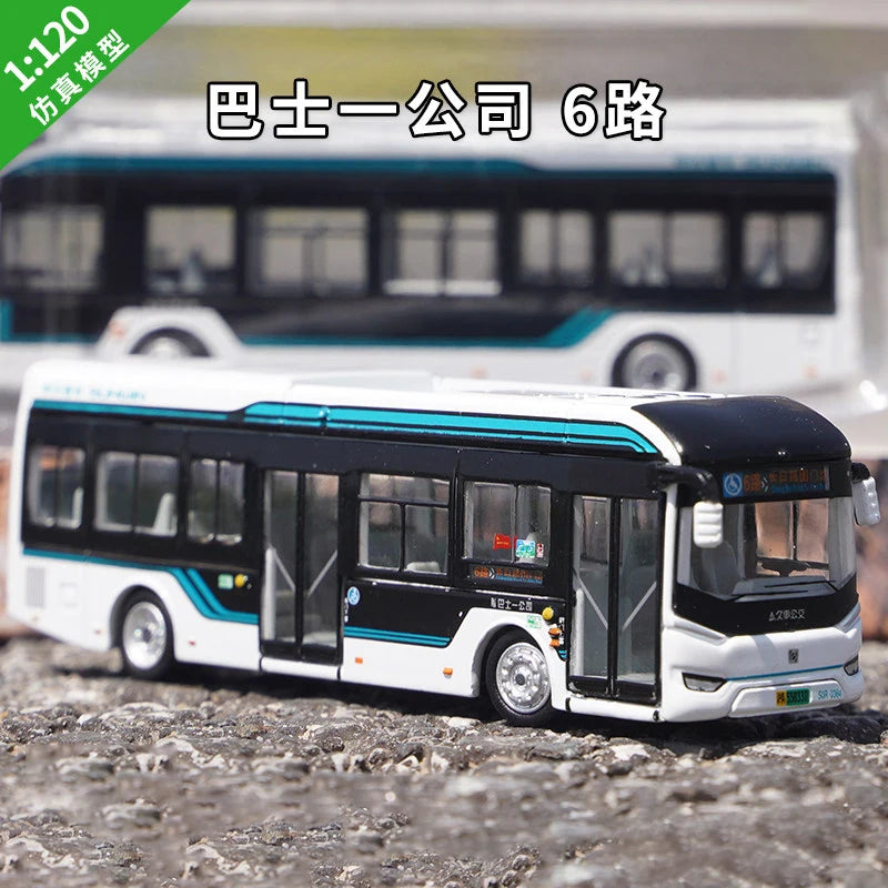 1 120 Scale Shanghai City Tour Bus Diecast Model Vehicle
