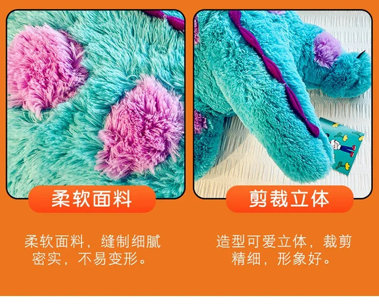 140cm Disney Large James P. Sullivan Stuffed Toys Monsters Plush Dolls  Anime Soft Pillow Room Deco Kawaii Pillow Hugs Kid Gifts