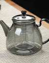 Cooking Puer Flower Tea High Borosilicate Glass Teapot  With Tea Strainer Infuser Filter Steaming And Boiling Kungfu Tea Pot