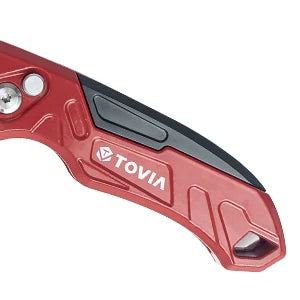 Folding Utility Knife Box Cutter, 3-Position Blades, Blade Storage Design with Extra 3 Blades, Box Knife for Cartons