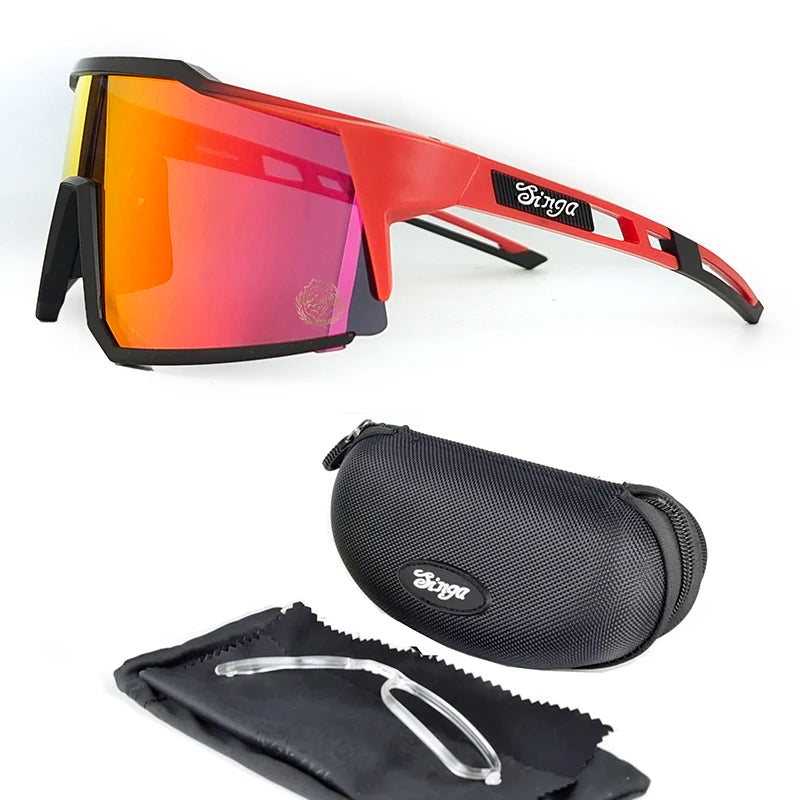 Photochromic Cycling Sunglasses UV400 Sports Bike Eyewear