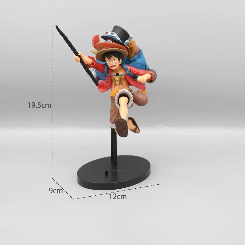 One Piece Luffy Ace Sabo Three Brothers Figure Set 3 Piece
