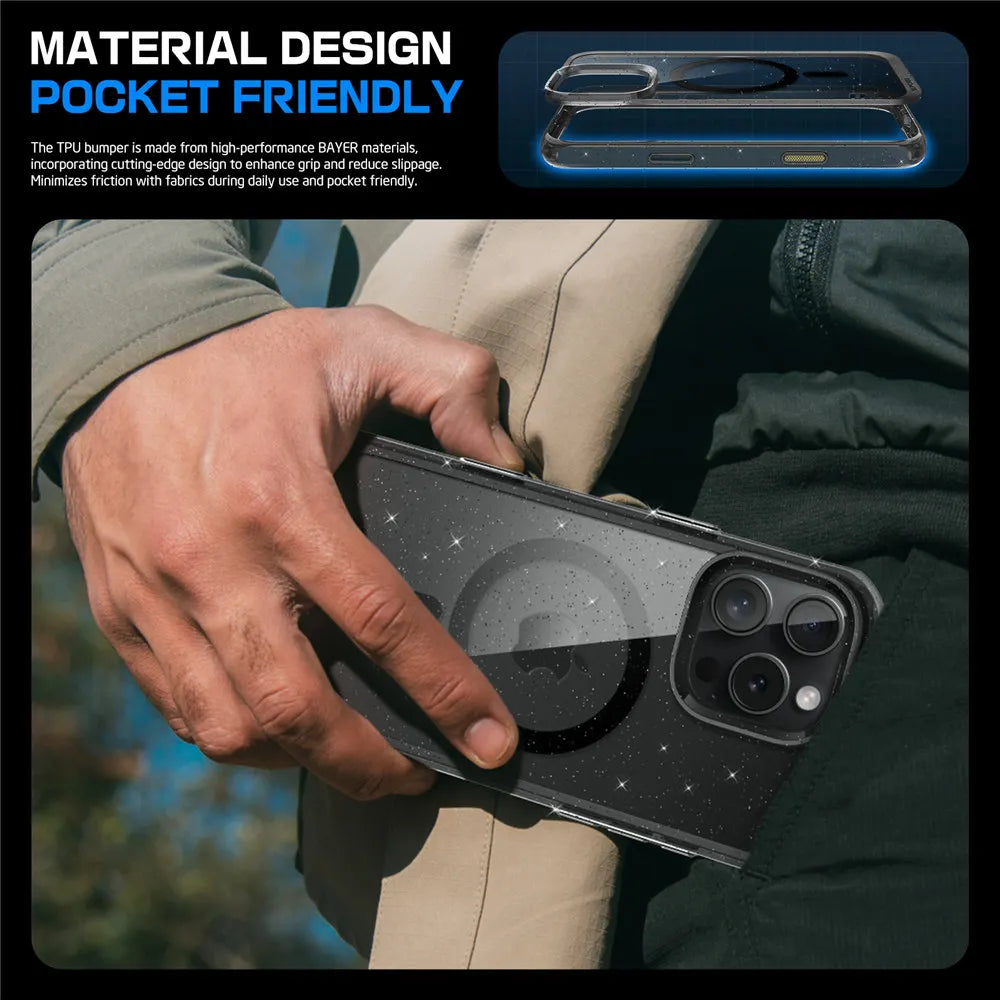 For iPhone 16 Pro Case with Camera Control Capture Button UB Mag Series Slim Protective  MagSafe Phone Case