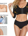 Womens Arm Shaper Tops Slimmer Compression Half Sleeves Post Surgery Posture Corrector Shapewear