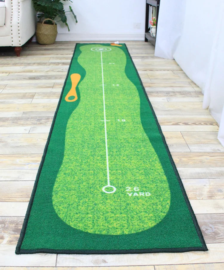 50X300CM Golf Putting Green Mat Indoor Equipment For Home Office Mini Training Practice Durable Hitting Garden Aid For Outdoor