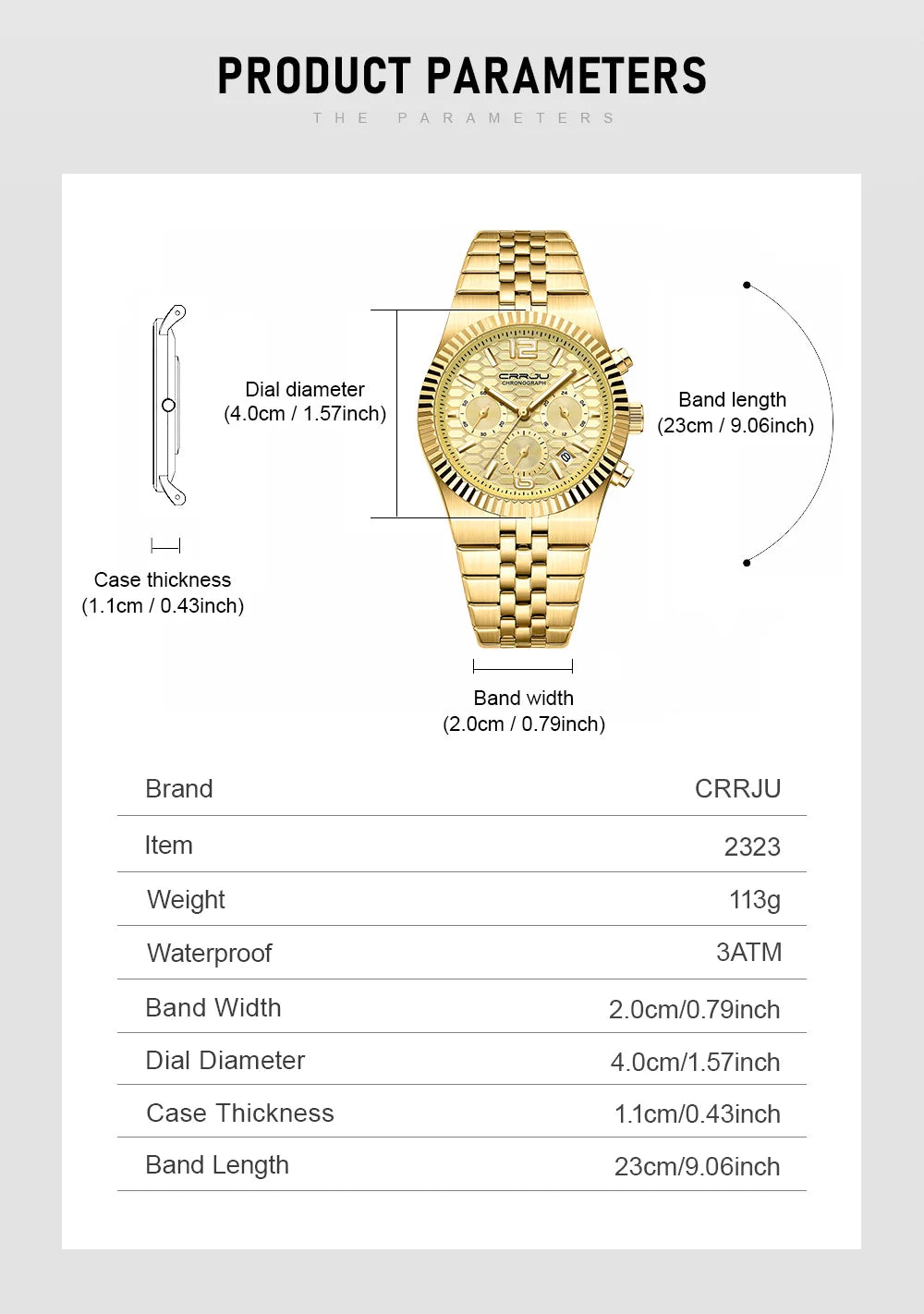 Classic Men's Automatic Date Watch Stainless Steel Quartz Elegant Round Case Luminous Versatile Fashion Night Light 2323