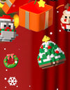 1 Piece Randomly Creative Christmas Series Building Blocks Santa Claus Tree Kawaii Damo Egg Bricks Model Toys For Xmas Gift