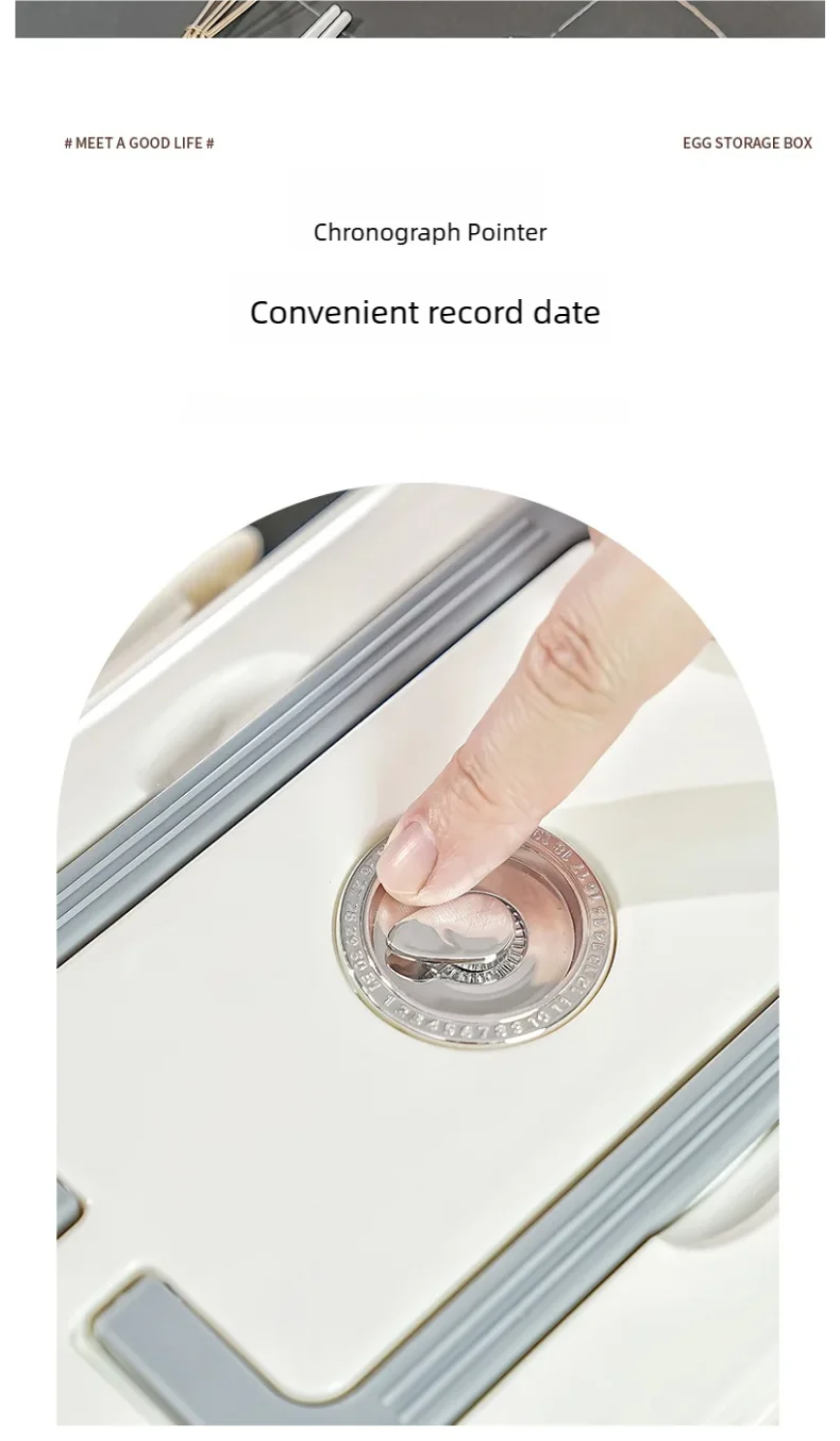 Multi-Layer Automatic Rolling Egg Storage Box – Refrigerator Side Door Egg Tray Rack Organizer