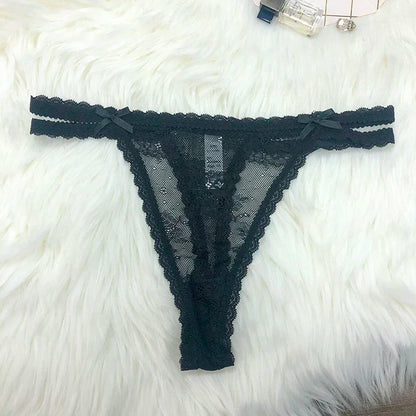 Custom Name Panties Crystal Letters Personalised Thongs Women Lace Bikini G-String