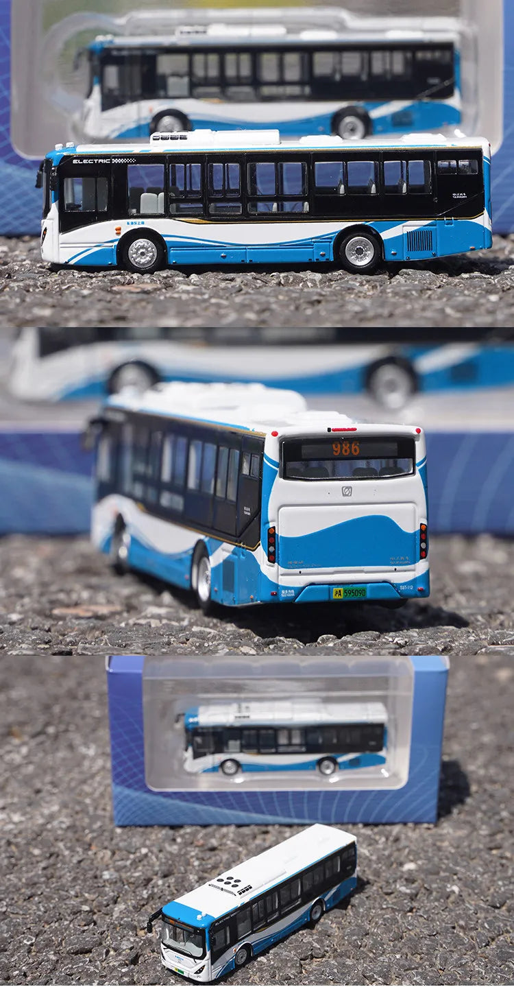 1 120 Scale Shanghai City Tour Bus Diecast Model Vehicle