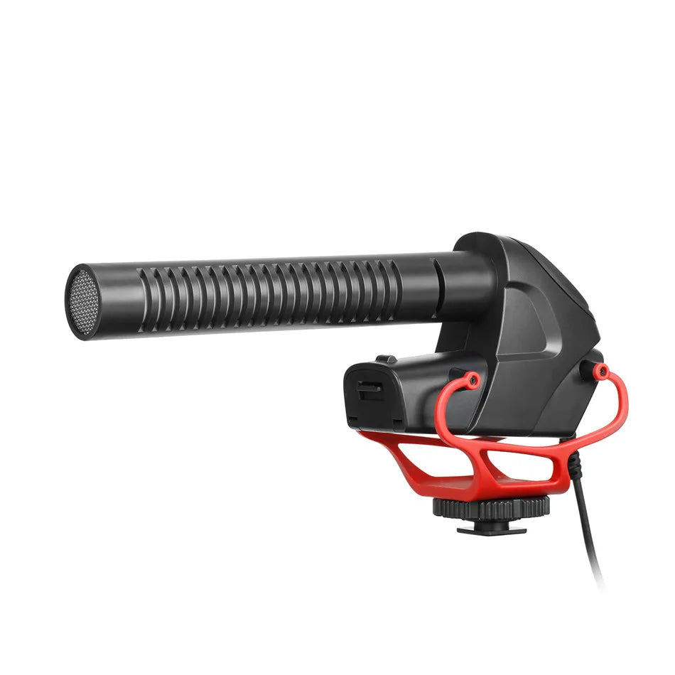 BY-BM3031R Super-cardioid Condenser Shotgun Microphone for DSLR Camcorders Audio Recorders Streaming Youtube Recording Vlog
